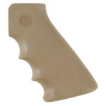 Hogue 15003 OverMolded Grip Desert Tan Rubber with Finger Grooves for AR-15, M16 2 89619