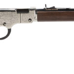Henry H004SE Silver Eagle Full Size 22 Short/ 22 Long/ 22 LR (16 LR/21 Short) 20" Blued Barrel, Nickel-Plated Metal Finish, American Walnut Stock Right Hand 2 90662