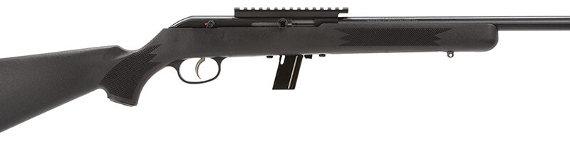 Savage Arms 45110 64 FV-SR Full Size 22 LR 10+1 16.50" Matte Black Heavy Barrel, Matte Black Picatinny Rail Carbon Steel Receiver, Matte Black Fixed Synthetic Stock, Right Hand