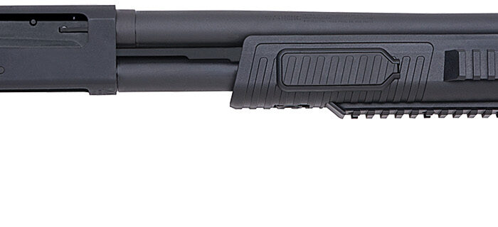 Mossberg 57340 500 JIC FLEX 12 Gauge 5+1 3" 18.50" Cylinder Bore Steel Barrel, Matte Blued Metal Finish, Synthetic Flex Pistol Grip Stock, Includes Custom Carry Case