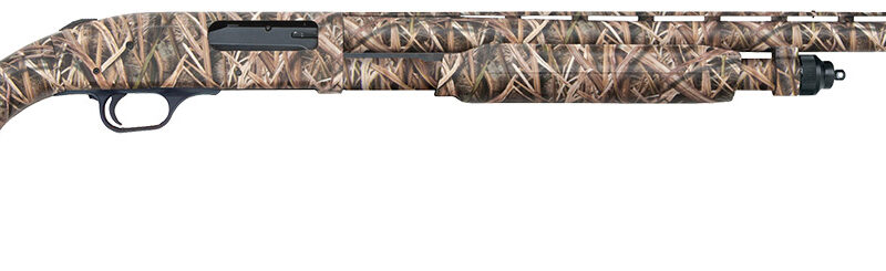 Mossberg 63521 835 Ulti-Mag 12 Gauge 5+1 3.5" 28" Vent Rib Barrel, Dual Extractors, Overall Mossy Oak Shadow Grass Blades,  Synthetic Stock, Fiber Optic Sight, Includes Accu-Mag Chokes