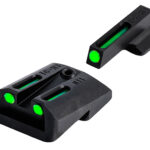 TruGlo TG131NT2 TFO Green/Tritium/Fiber Optic Front Sight-Green/Tritium/Fiber Optic Rear Sight 1911 Government 1 92177