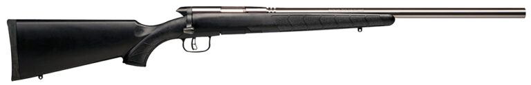 Savage Arms 96915 B.MAG  Full Size 17 WSM 8+1 22" Matte Heavy Barrel, Matte Drilled & Tapped Stainless Steel Receiver, Matte Black Fixed Synthetic Stock, Right Hand