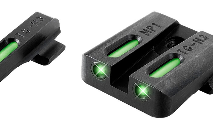 TruGlo TG13MP1A TFX  Black | Green Tritium & Fiber Optic White Outline Front Sight Green Tritium & Fiber Optic Rear Sight