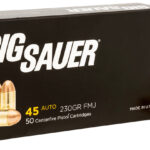 Sig Sauer E45BA350 Elite Ball 45ACP 230gr Full Metal Jacket 50 Per Box/20 Case 1 96698