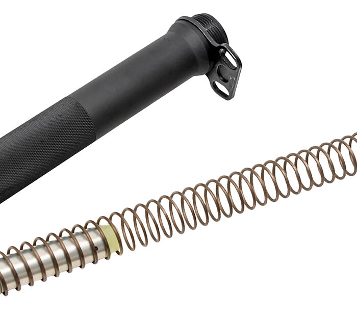 CMMG 55CA65A Receiver Extension Kit  Black Buffer Tube, Carbine Buffer, Ambi Sling Mount End Plate, Fits AR-15 Pistol