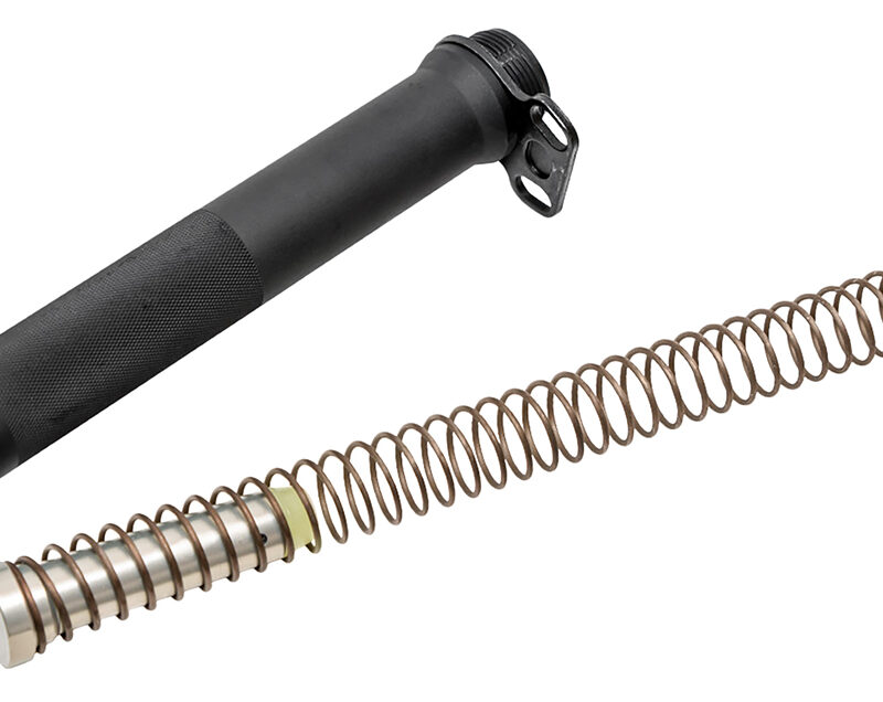 CMMG 55CA65A Receiver Extension Kit  Black Buffer Tube, Carbine Buffer, Ambi Sling Mount End Plate, Fits AR-15 Pistol