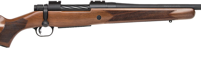 Mossberg 27882 Patriot  Full Size 270 Win 5+1 22" Matte Blued Fluted Barrel, Drilled & Tapped Matte Blued Stainless Steel Receiver, Walnut Fixed Stock, Right Hand