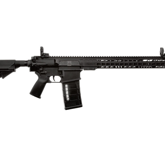 ArmaLite AR10TAC14 AR-10 Tactical 308 Win  25+1 16" Barrel, Black Hard Coat Anodized Receiver, Black  Magpul STR Collapsible Stock, Magpul MBUS Front & Rear Sights, Flash Suppressor
