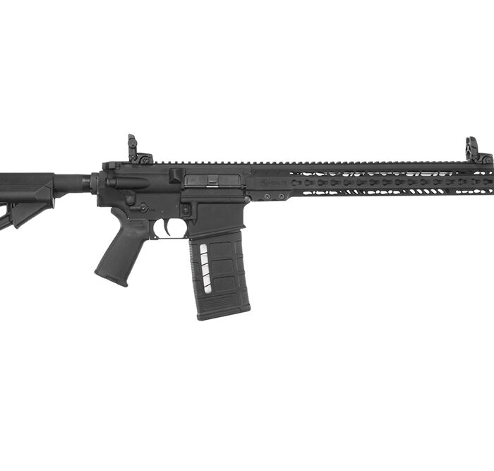 ArmaLite AR10TAC18 AR-10 Tactical 308 Win  25+1 18" Barrel, Black Cerakote Receiver, Black Hard Coat Anodized Barrel, Adjustable Magpul STR Collapsible Stock, Flash Hider, Optics Ready