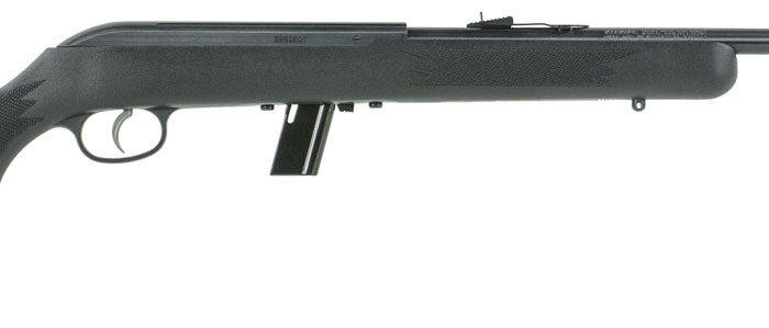 Savage Arms 40060 64 FL Full Size 22 LR 10+1 21" Matte Black Carbon Steel Barrel, Matte Black Grooved Carbon Steel Receiver, Matte Black Fixed Synthetic Stock, Left Hand