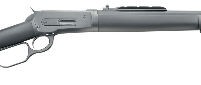 Taylors & Company 220091 1886 Ridge Runner Take Down 45-70 Gov Caliber with 4+1 Capacity, 18.50" Barrel, Blued Metal Finish & SoftTouch Black Synthetic Stock Right Hand (Full Size)