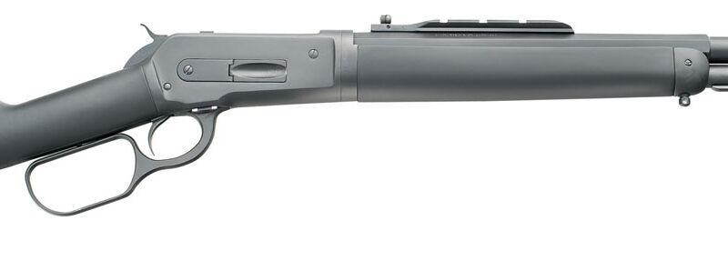 Taylors & Company 220091 1886 Ridge Runner Take Down 45-70 Gov Caliber with 4+1 Capacity, 18.50" Barrel, Blued Metal Finish & SoftTouch Black Synthetic Stock Right Hand (Full Size)