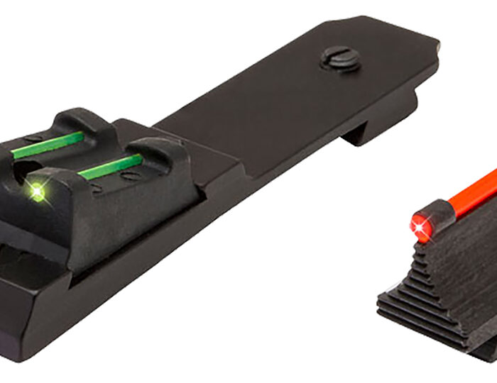 TruGlo TG109 Lever Action Rifle Sights  Black 0.343" Red Front, Green Rear Adjustable for Marlin 336