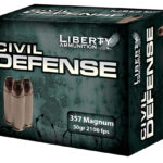 Liberty Ammunition LACD357030 Civil Defense 357Mag 50gr Lead Free Fragmenting Hollow Point 20 Per Box/50 Case 1 98420