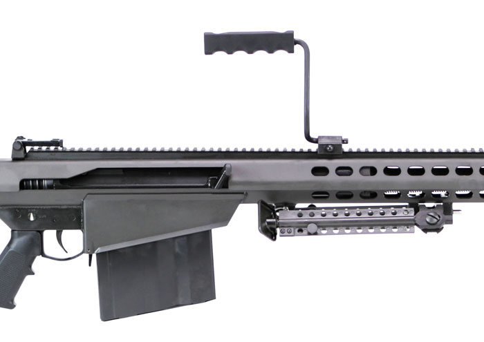 Barrett 13318 M82A1  50 BMG 10+1 20" Chrome-Lined Fluted Barrel, Black Cerakote Steel Receiver, Black Fixed Stock w/Sorbothane Recoil Pad, M1913 Optics Rail, Includes Hard Carry Case