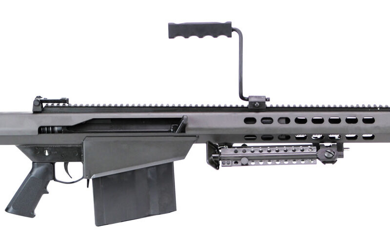 Barrett 13318 M82A1  50 BMG 10+1 20" Chrome-Lined Fluted Barrel, Black Cerakote Steel Receiver, Black Fixed Stock w/Sorbothane Recoil Pad, M1913 Optics Rail, Includes Hard Carry Case
