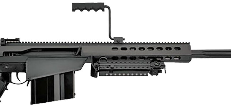 Barrett 13316 M82A1  50 BMG 10+1 29" Chrome-Lined Fluted Barrel, Black Cerakote Steel Receiver, Fixed Synthetic Stock w/Sorbothane Recoil Pad, Includes Hard Carry Case
