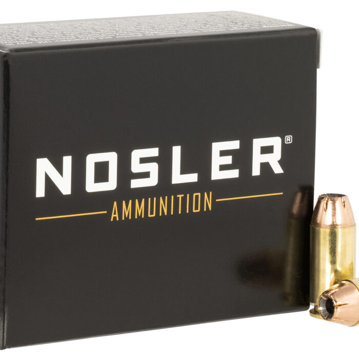 Nosler 51279 Assured Stopping Power Handgun 40S&W 180gr Jacketed Hollow Point 20 Per Box/20 Case