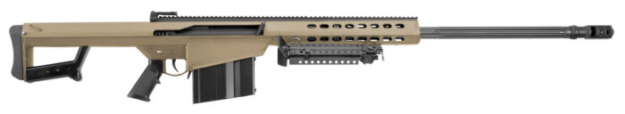 Barrett 14031 M82A1  50 BMG 10+1 29" Fluted Barrel,  Flat Dark Earth Cerakote Steel Receiver, M1913 Picatinny Acc. Rail, FDE Synthetic Stock w/Sorbothane Recoil Pad, Includes Hard Carry Case