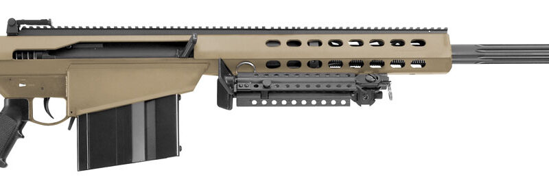 Barrett 14031 M82A1  50 BMG 10+1 29" Fluted Barrel,  Flat Dark Earth Cerakote Steel Receiver, M1913 Picatinny Acc. Rail, FDE Synthetic Stock w/Sorbothane Recoil Pad, Includes Hard Carry Case