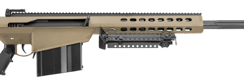 Barrett 14029 M82A1  416 Barrett 10+1 29" Fluted Barrel, Flat Dark Earth Cerakote Steel Receiver, M1913 Picatinny Acc. Rail, Fixed Synthetic Stock w/Sorbothane Recoil Pad, Includes Hard Carry Case