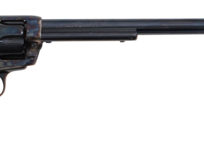 Traditions SAT73103 1873 Buntline 45 Colt (LC) 6rd 12" Blued Cylinder & Barrel Color Case Hardened Steel Frame Walnut Grip