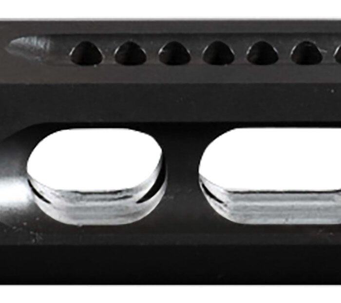 Yankee Hill 3085MBA Slant Muzzle Brake Black Steel with 5/8"-24 tpi Threads & 2.75" OAL for 30 Cal AR-Platform
