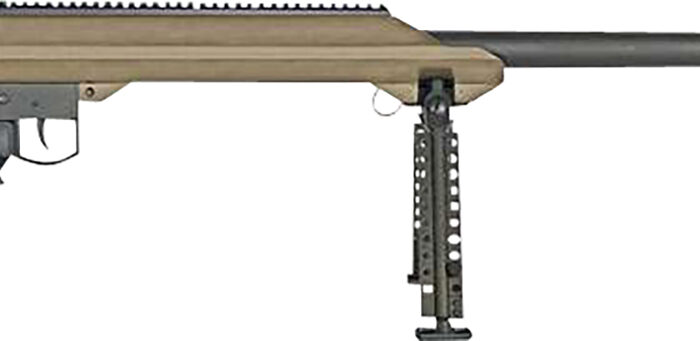 Barrett 13272 M99  416 Barrett 1rd 32" Heavy Barrel, Flat Dark Earth Cerakote Aluminum Receiver, Flat Dark Earth Fixed Synthetic Stock w/Sorbothane Recoil Pad, Manual Safety, Optics Ready