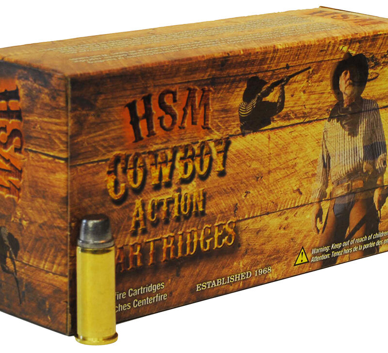 HSM 45S1N Cowboy Action  45 Schofield 200 gr Round Nose Flat Point 50 Per Box/ 10 Case