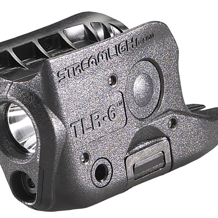 Streamlight 69270 TLR-6 Gun Light  Black 100 Lumens White LED/Red Laser Glock 42/43/43X/48