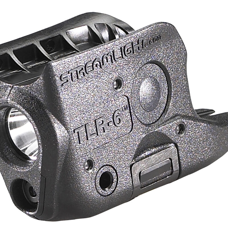 Streamlight 69270 TLR-6 Gun Light  Black 100 Lumens White LED/Red Laser Glock 42/43/43X/48