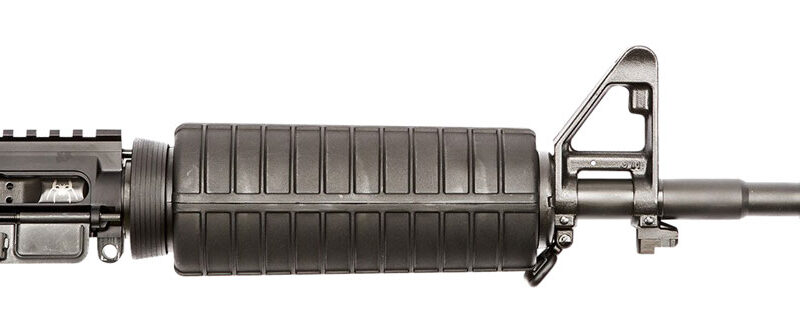 Spikes STU5025M4S Complete Upper  5.56x45mm NATO 16" Black Phosphate Barrel, 7075-T6 Aluminum Black Receiver, M4 Double Head Shield Handguard for M4 Carbine
