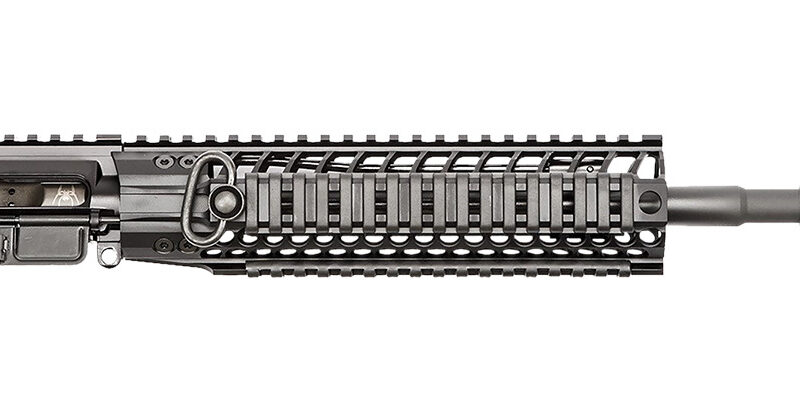 Spikes STU5025R9S Complete Upper  5.56x45mm NATO 16" Black Phosphate Barrel, 7075-T6 Aluminum Black Receiver, 9" BAR2 Free-Float Handguard for M4 Carbine
