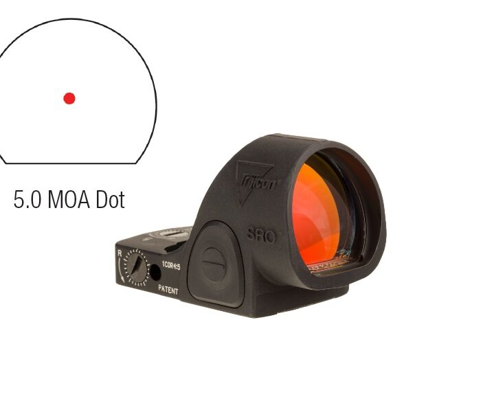 TRIJICON SRO ADJ SIGHT LED 5MOA RED