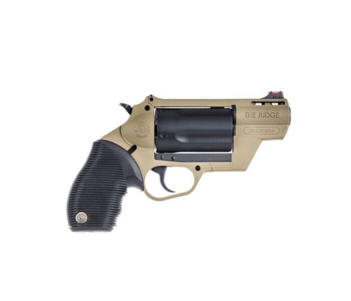 TAURUS PUB DEF POLY 410/45 FDE/BLK 2"
