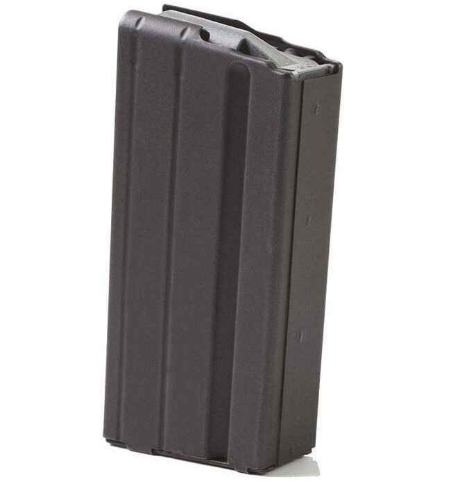 ASC AR Family Rifle Magazine Grey Follower 6.8 SPC Black Stainless Steel 15/rd