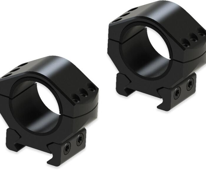 Burris Steel XTR Signature Scope Ring Set with Pos-Align Offset Inserts 1" 1.00" Height - Matte