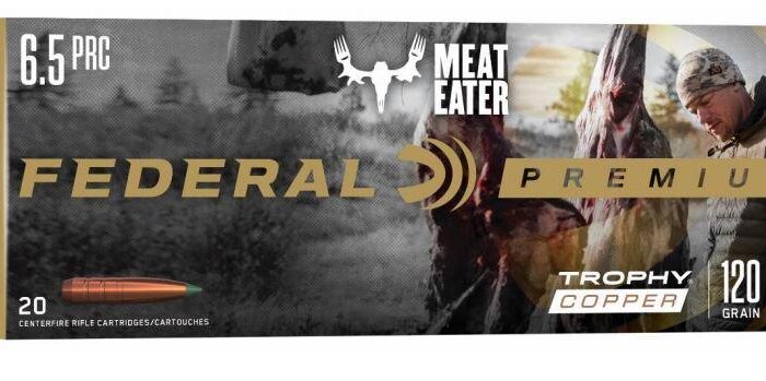 Federal Trophy Copper Rifle Ammunition 6.5 PRC 120 gr TC 3100 fps 20/ct