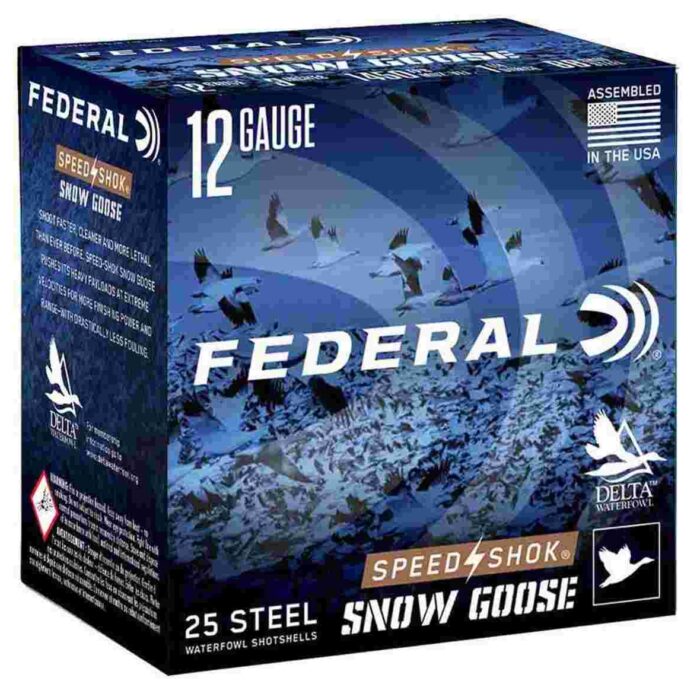 Federal Speed-Shok Snow Goose Shotshells 12 ga 3" 1-1/4oz 1450 fps #BB 25/ct