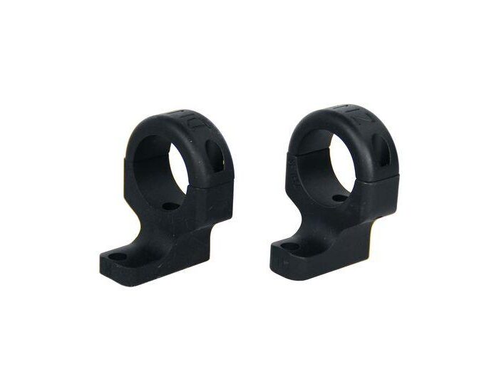 DNZ Game Reaper Two -Piece Scope Mount 4 Screws - Howa 1500 Mossberg 100ATR 4x4 Patriot Weatherby Vanguard Rem 700 721 722 725 30mm High Black
