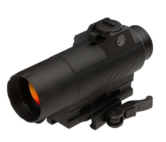 Sig Sauer ROMEO7 Full SIze Red Dot Sight - 1x30mm 2 MOA Red Dot Reticle M1913 Rail IF Black
