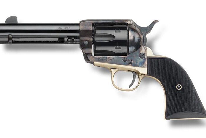 Pietta 1873 Gunfighter Handgun .45 Colt 6rd Capacity 4.75" Barrel Black Grips