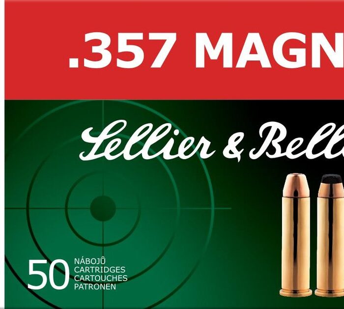 Sellier & Bellot Pistol & Revolver Ammo .357 Mag 158 gr FMJ 50/Box