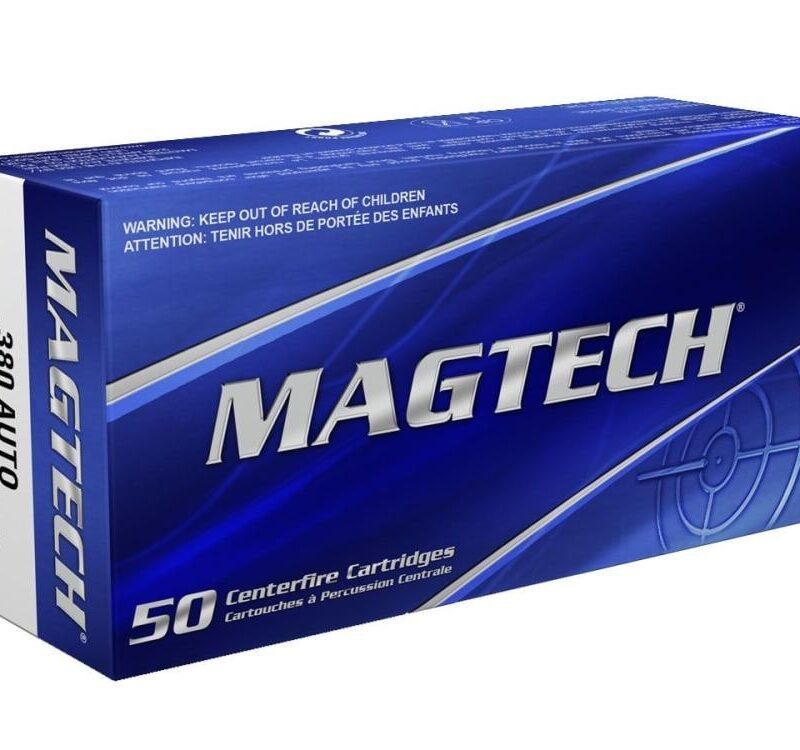 MAGTECH 380ACP 95GR FMJ 50RD BOX 20 BOXES PER CASE