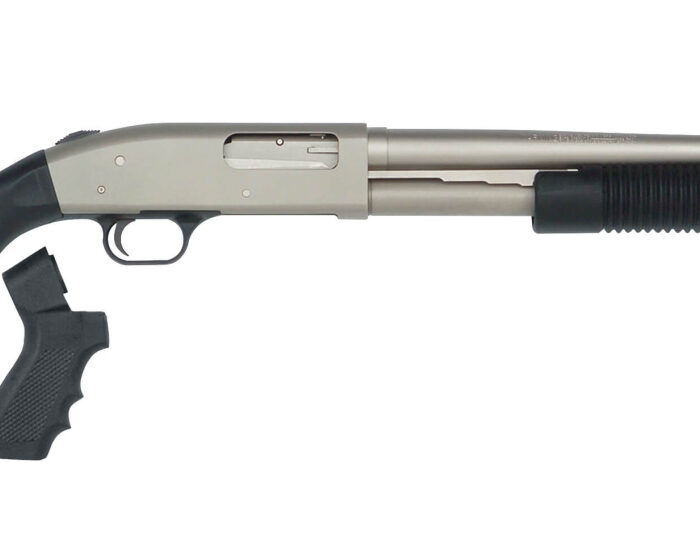 MOSSBERG 590 MARINER 12G 8+1 20" SILVER MARINECOTE, PSTL GRP KIT