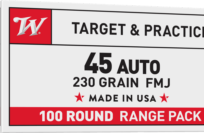 WINCHESTER USA 45ACP 230GR FMJ 100RD BOX