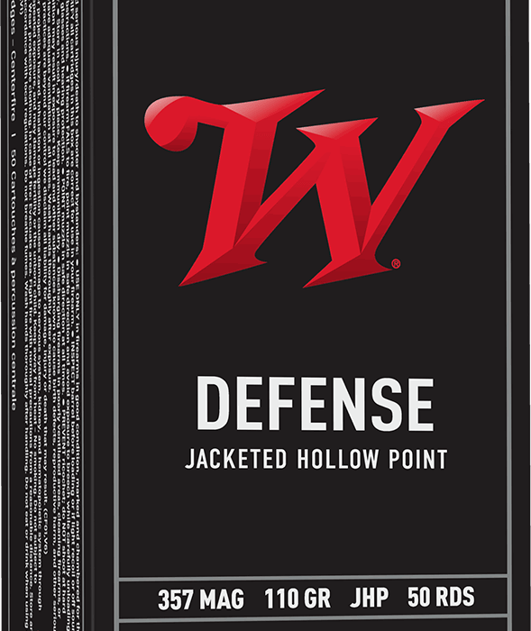 WINCHESTER .357 110GR JHP 50RDS BRASS