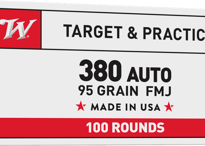 WINCHESTER USA 380ACP 95 GR FMJ VP