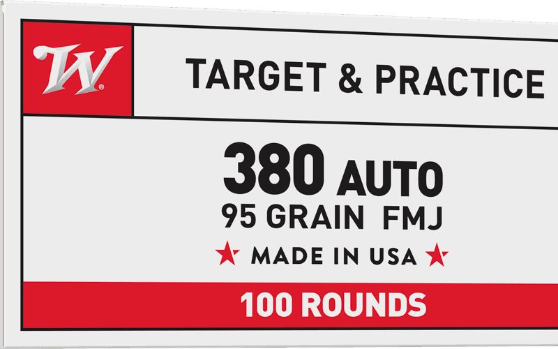 WINCHESTER USA 380ACP 95 GR FMJ VP